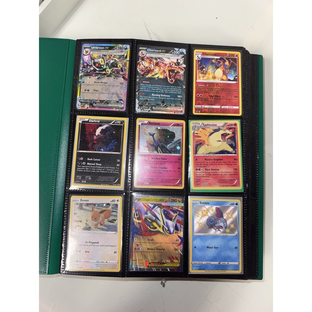 Pokemon 123 Card Collection charizard, promos, cosmos LP-DMG Binder not included